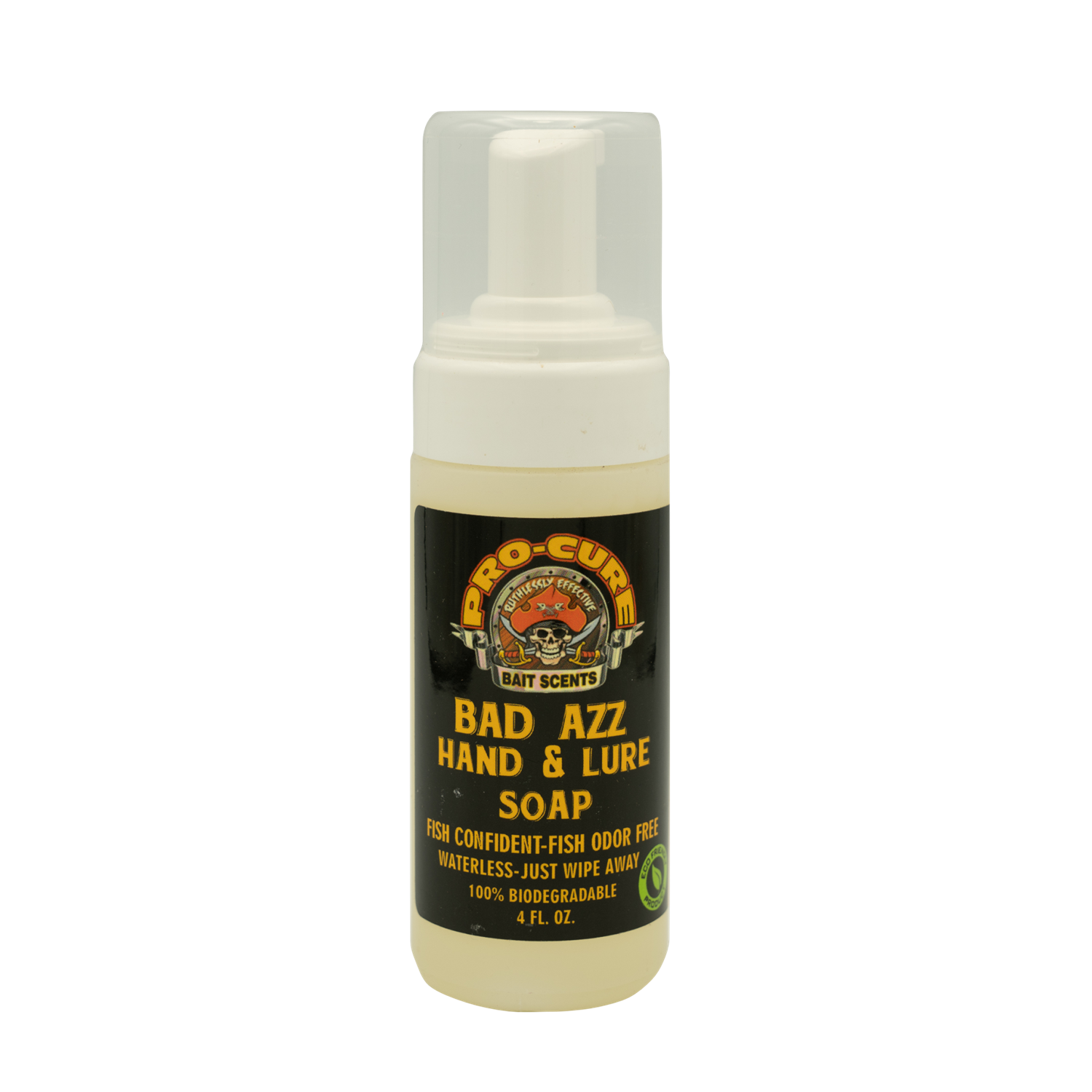 PRO CURE BAD AZZ HAND & LURE SOAP 4OZ FOAMER BOTTLE