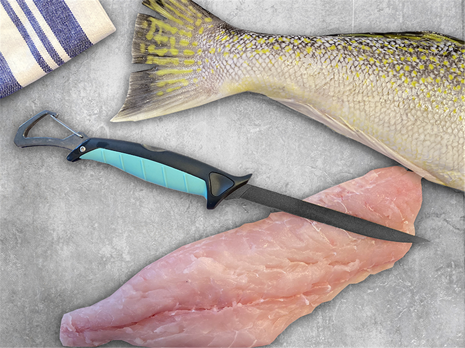 TOADFISH TFFOLDFILETKN-7IN + TFSTOWAWAYBOARD-TEAL + TFCCOOLER-BLACK
