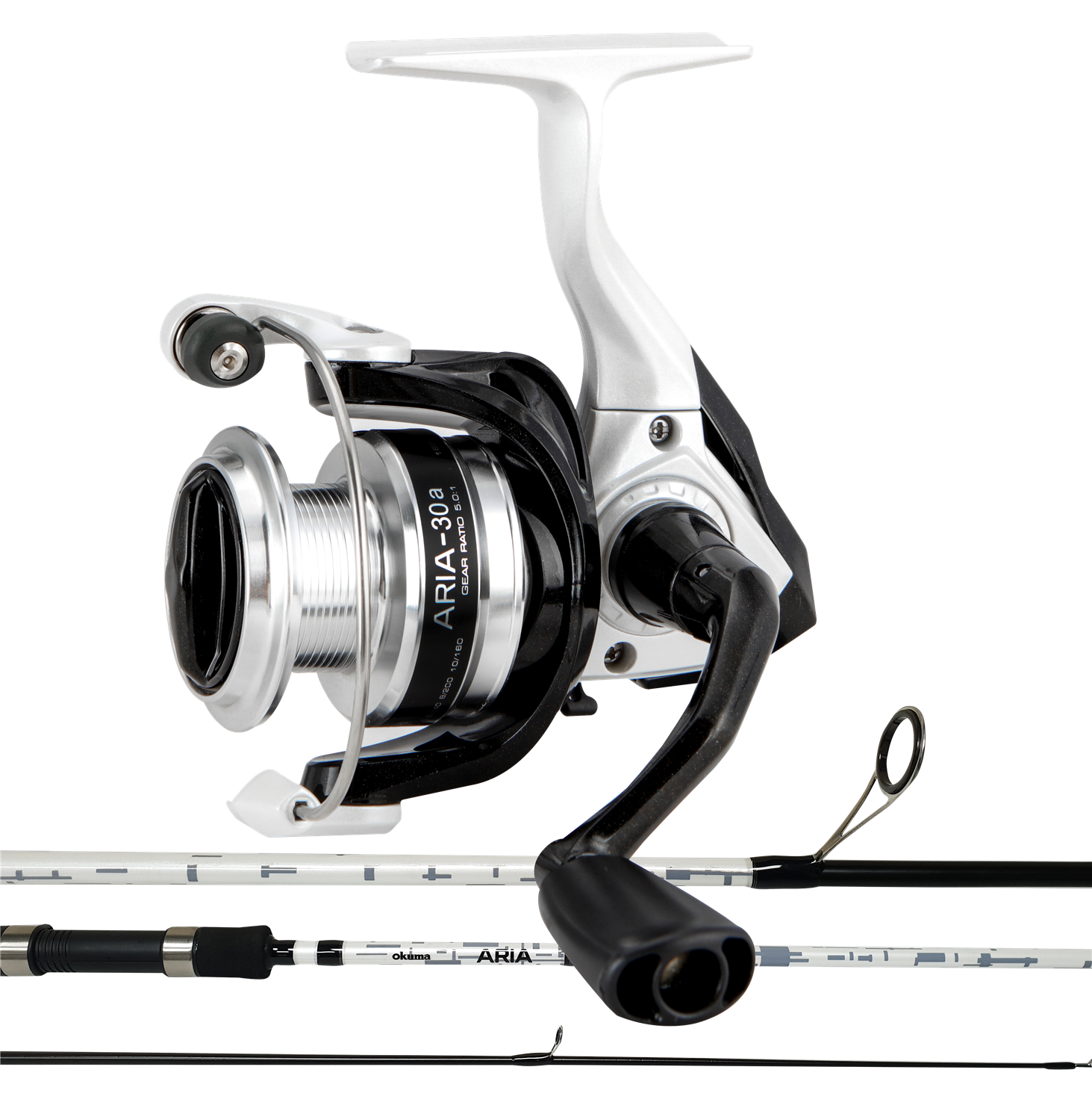 OKUMA ARIA COMBO 4PC 6'6 L ROD & 30 REEL - SOLD IN A BOX OF 6