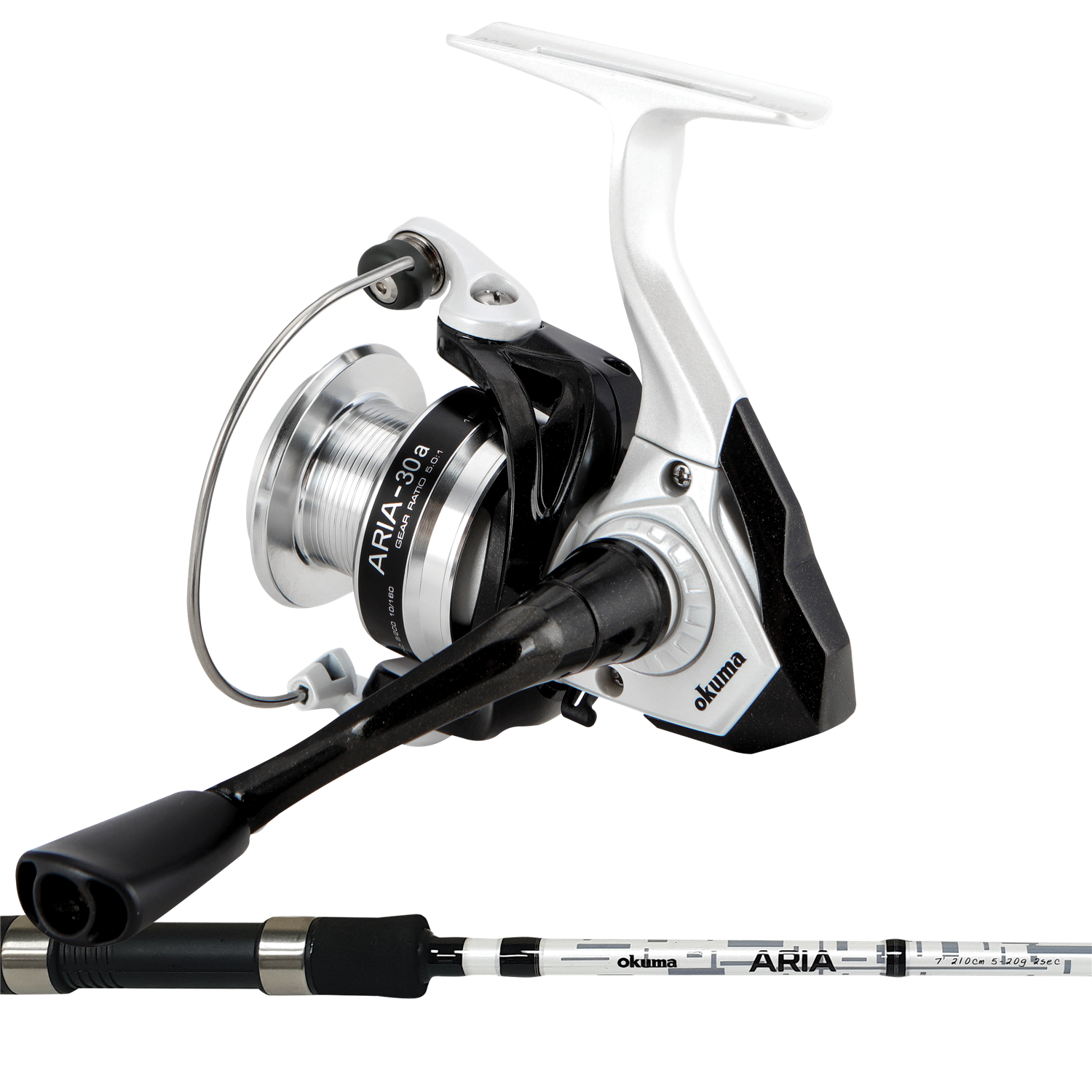 OKUMA ARIA COMBO 4PC 6'6 L ROD & 30 REEL - SOLD IN A BOX OF 6