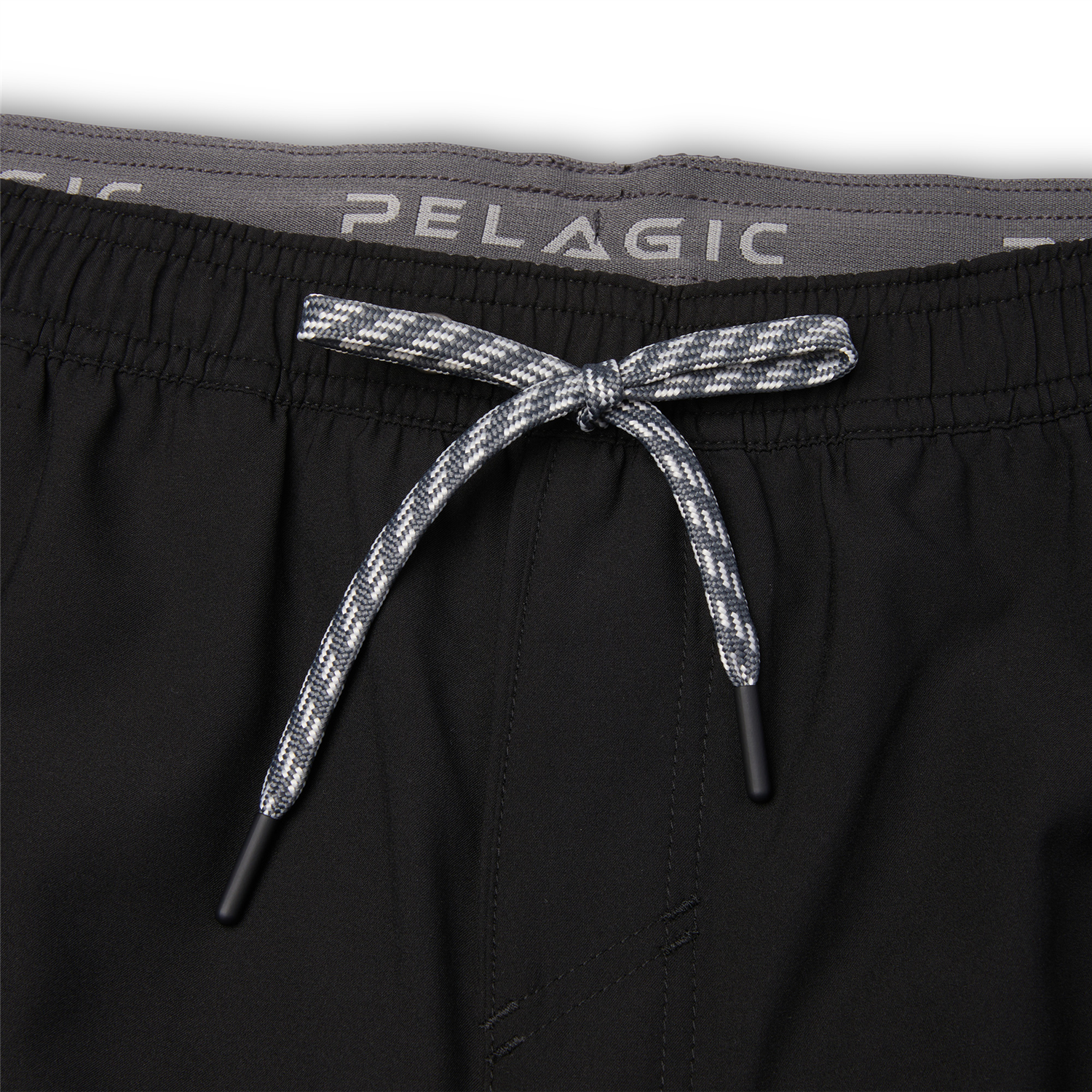Pelagic Leiday Elastic Lined 17"-Solid Black (2024/25)