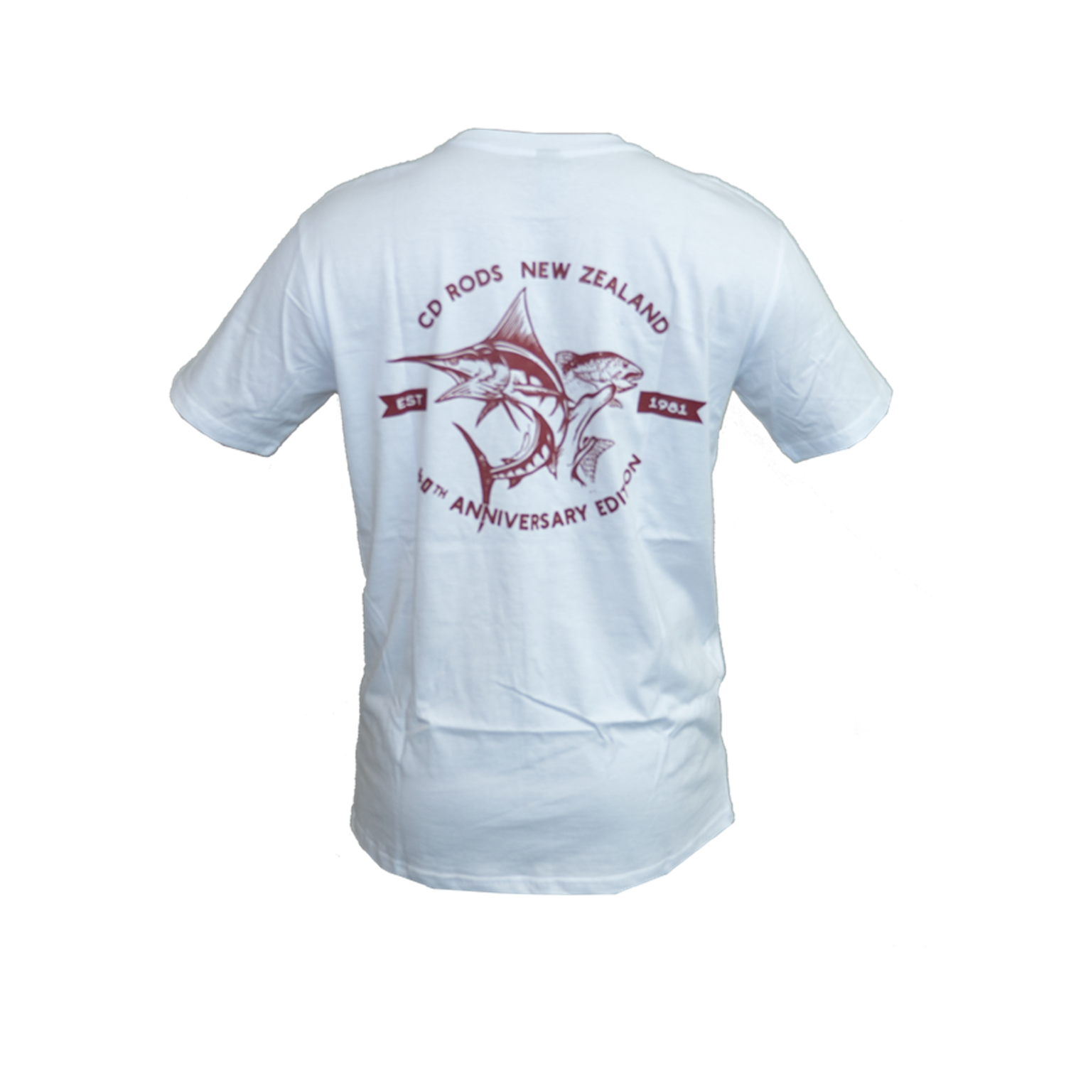 Cd Rods Logo CD Rods TEE 40TH ANNIVERSARY SHORT SLEEVE WHITE | Composite Developments