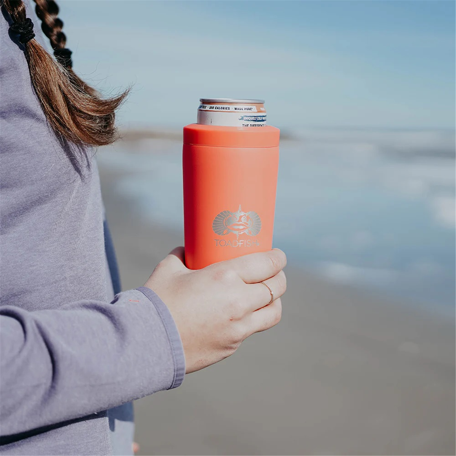 TOADFISH Universal 12oz Non Tipping Can Cooler 2.0