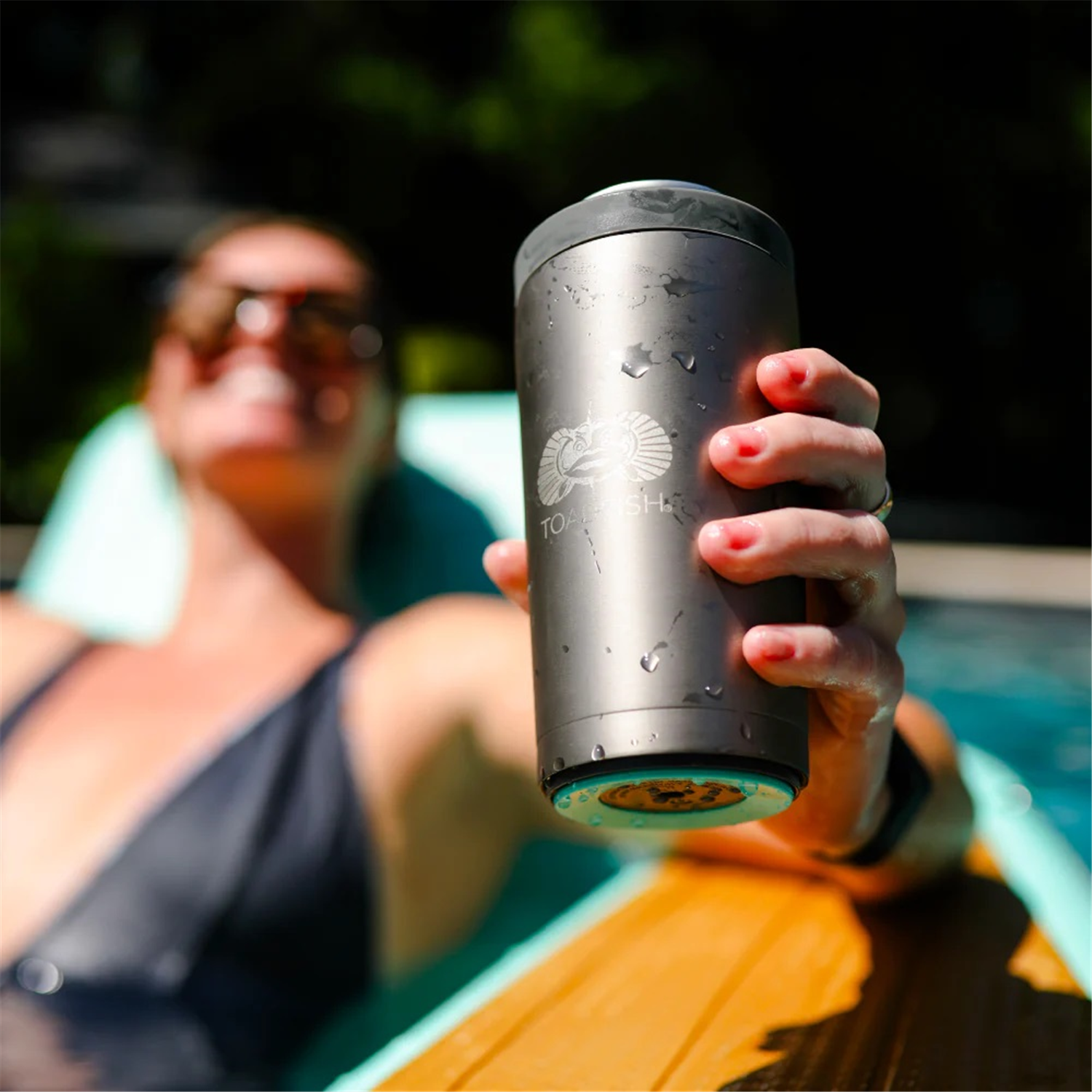 TOADFISH Universal 12oz Non Tipping Can Cooler 2.0