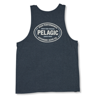 Pelagic Tank/Singlet Pointed Heather Navy