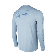 Pelagic AquaTek Icon Shirt - Open Seas Camo Slate