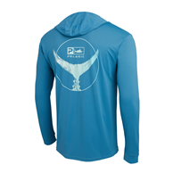 Pelagic AquaTek Hooded Shirt - Tails Up Ocean
