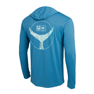 Pelagic AquaTek Hooded Shirt - Tails Up Ocean!