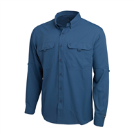 Pelagic Keys LS Fishing Shirt Smokey Blue