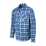 Pelagic Backlash Stretch Flannel Shirt Smokey Blue