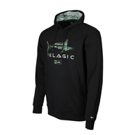 Pelagic Northlake Hooded Pullover - Gyotaku Black!