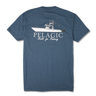 Pelagic Prem Tee Lets Go Smokey Blue