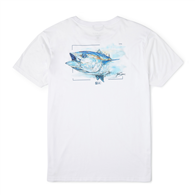 Pelagic Prem Tee Goione Tuna White (26/27)