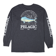 Pelagic Prem Long Slv Mapped Mahi Heather Charcoal (2024/25)