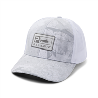 Pelagic Trucker Cap Open Seas Low Pro Light Grey!