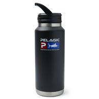 Pelagic 36oz Water Bottle - Deluxe Black (2025/26)