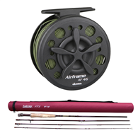 Okuma AIRFRAME FLY 4/6 6WT AFLINE & 3X 9FT TIPPET & BACKING/TAIMER XTCII 904 #6