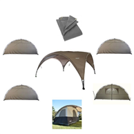 Orson Core Shelter 4.5m + 2 Side Walls + Wall Door + Room + Groundsheet