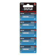 Dlyfull CR322 Lithium Pin 3V Battery - LumiTip Compatible 5 Pack