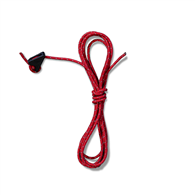 Intents Outdoors Tent Acc Rope With Plastic Tensioner 1.6m x 2mm