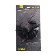 Orson Tensioners Plastic Triangle Shape Black 2-3mm - 10 Pack
