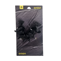 Orson Tensioners Plastic Black 1-2mm Line Lock - 10 Pack