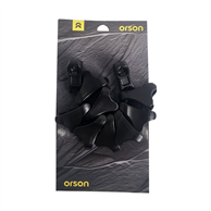 Orson Tensioners Plastic Triangle Shape Black 4-5mm - 10 Pack