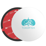 TOADFISH ADHESIVE SMOOTH PADWHITE 3 PACK