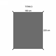 Intents Tent Acc Groundsheet Titan 3 Person