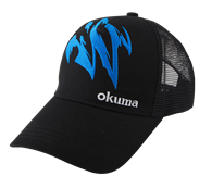 OKUMA CAP BLACK MESH ONE SIZE
