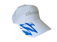 OKUMA CAP MOTIF WHITE NEW