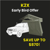 Orson K2X roof tent and annex ORRTT-SCA2 & ORRTT-SCA2-ANNEX COMBO
