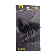 Orson Tensioners Plastic Triangle Shape Black 1-2mm - 10 Pack