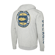 Pelagic Osborn Pullover Fleece - Tuna Club Heather Grey (2025/26)