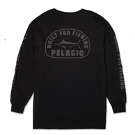Pelagic Prem Long Slv Marlin Stamp Black (2024/25)