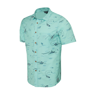 Pelagic Dockside Stretch Woven-Trollin Tropical Aqua (2024/25)