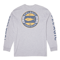 Pelagic Prem LS - Tuna Club Heather Grey (2025/26)
