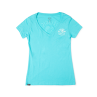 Pelagic Ws Prem V Neck Tee - Twin Palms Tahiti Blue (2025/26)