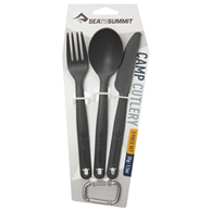 Sea to Summit Camp Cutlery Set 3pc Charcoal