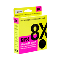 Sufix SFX 8X BRAID 150YD HOT YELLOW