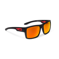 Pelagic Sunglasses Shark Bite Poly Matteblack/Sunrise