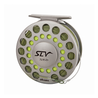 Okuma SLV Fly Reel 5/6B Spooled 6WT AF Line & 3x 9ft Tippet & 100m Backing