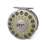 Okuma SLV Fly Reel 7/8B Spooled 8WT AF Line & 1x 9ft Tippet & 100m Backing