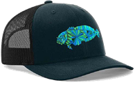 TOADFISH THE OL TOAD - NAVY/EMBROIDERY VENTED SNAP BACK!