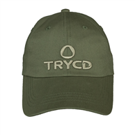 TRYCD Premium Cap 3D Logo Olive 005