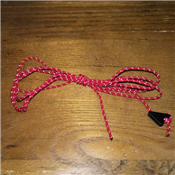 Intents Tent Acc Rope With Tensioner 1.6m x 2mm Red